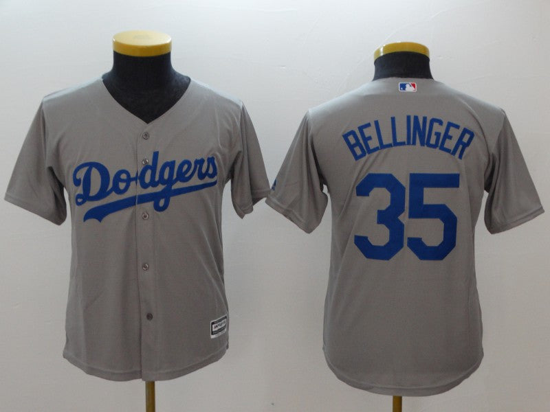 Cody Bellinger Los Angeles Dodgers gray jersey