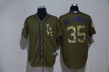 Cody Bellinger Los Angeles Dodgers olive jersey