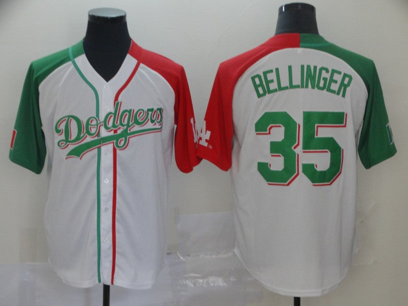 Cody Bellinger Los Angeles Dodgers white Heritage jersey