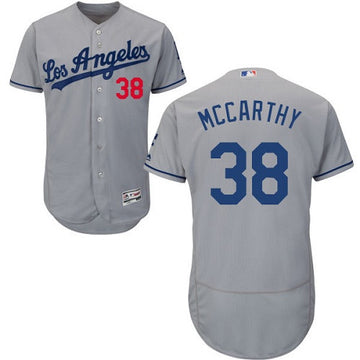 Brandon McCarthy Los Angeles Dodgers gray jersey