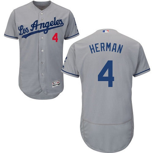 Babe Herman Los Angeles Dodgers gray jersey