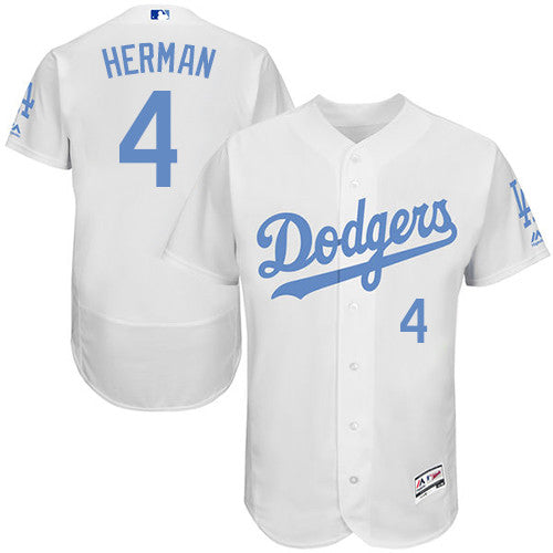 Babe Herman Los Angeles Dodgers white jersey