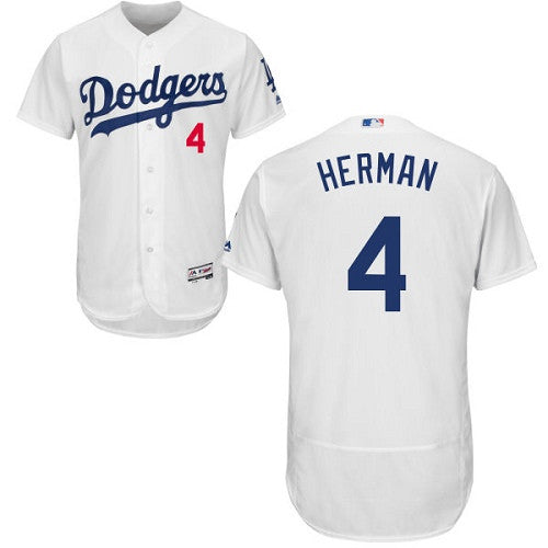 Babe Herman Los Angeles Dodgers white jersey