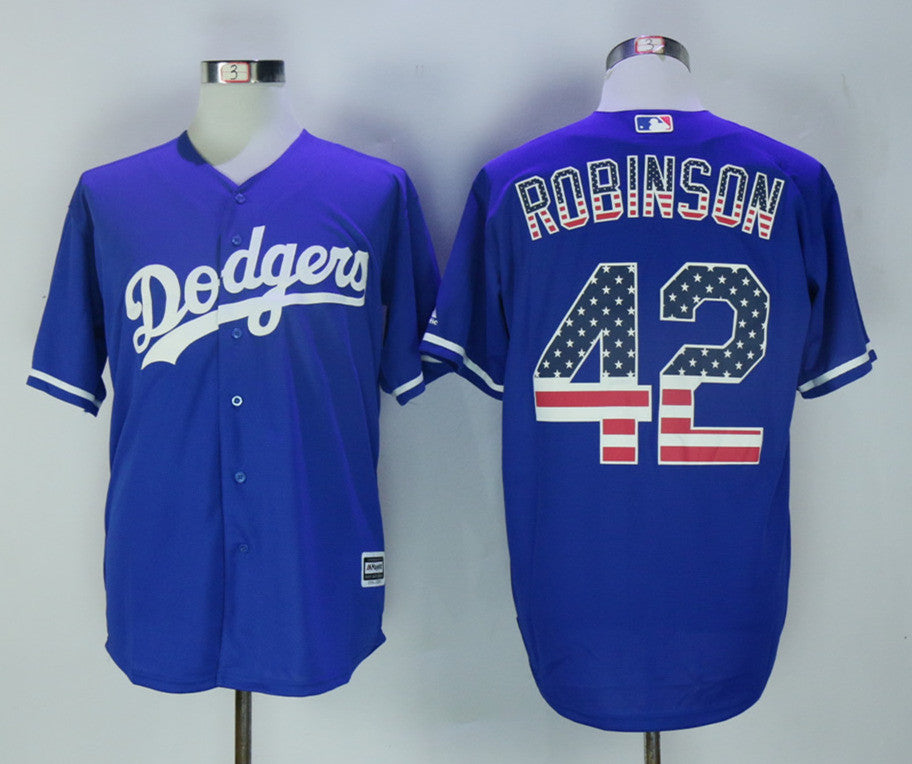 Jackie Robinson Los Angeles Dodgers blue jersey