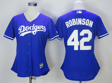 Jackie Robinson Los Angeles Dodgers blue jersey