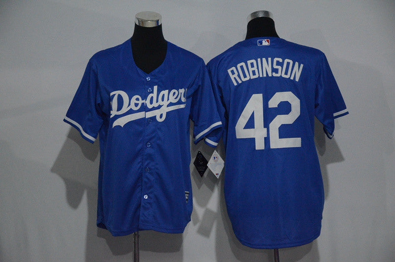 Jackie Robinson Los Angeles Dodgers blue jersey