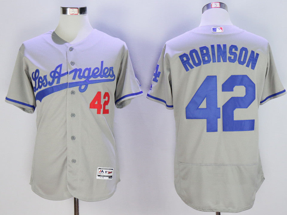 Jackie Robinson Los Angeles Dodgers grey jersey