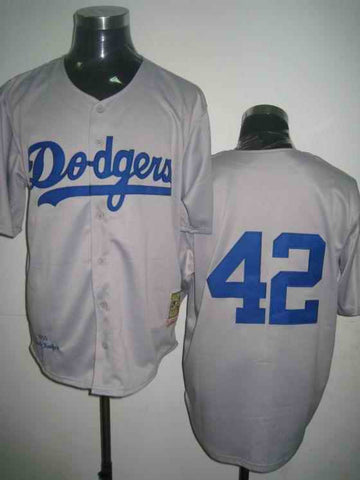 Jackie Robinson Los Angeles Dodgers grey jersey