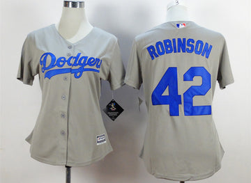 Jackie Robinson Los Angeles Dodgers grey jersey