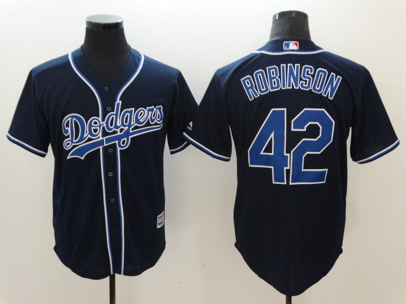 Jackie Robinson Los Angeles Dodgers navy jersey