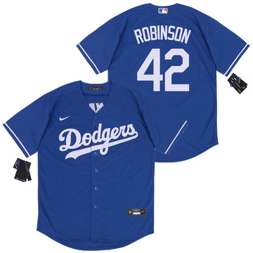 Jackie Robinson Los Angeles Dodgers royal jersey