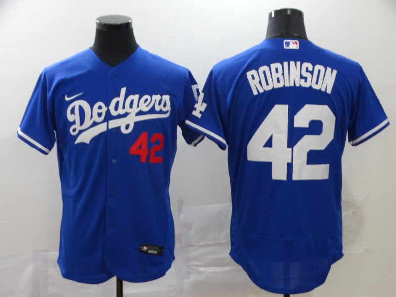 Jackie Robinson Los Angeles Dodgers royal jersey