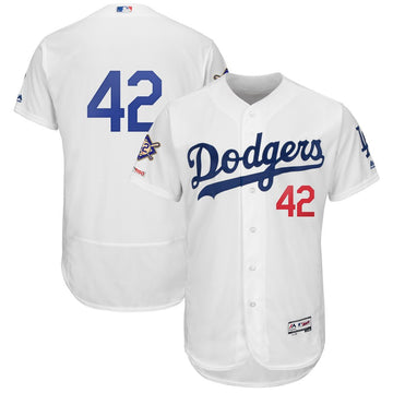 Jackie Robinson Los Angeles Dodgers white jersey