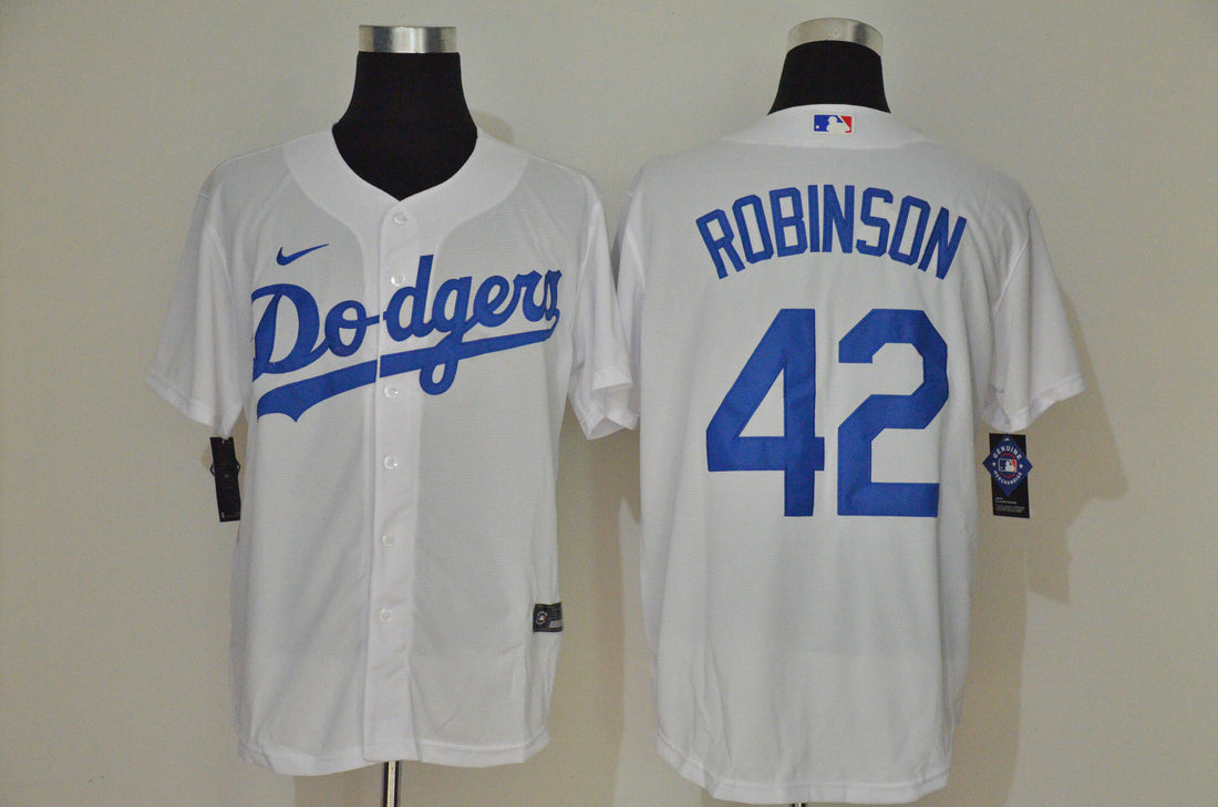 Jackie Robinson Los Angeles Dodgers white jersey