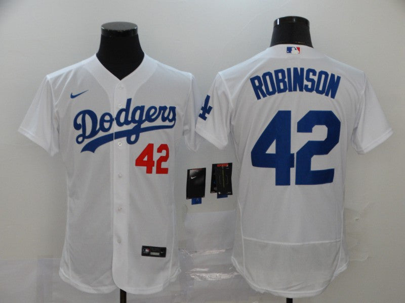 Jackie Robinson Los Angeles Dodgers white jersey