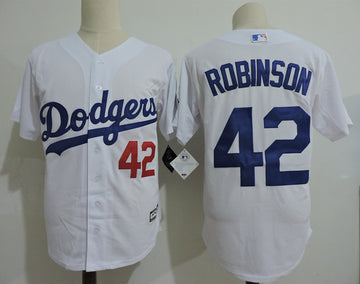 Jackie Robinson Los Angeles Dodgers white jersey