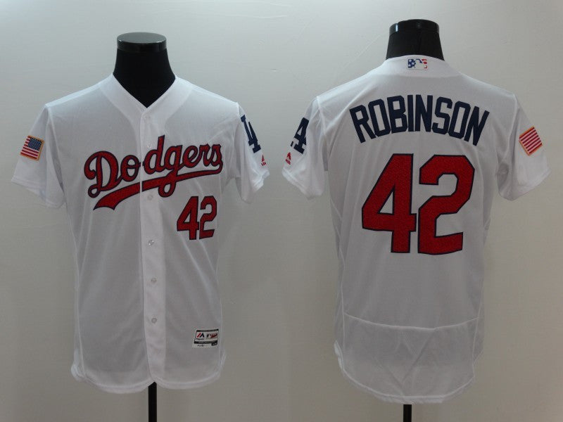 Jackie Robinson Los Angeles Dodgers white Fashion jersey