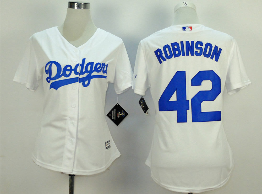 Jackie Robinson Los Angeles Dodgers white jersey