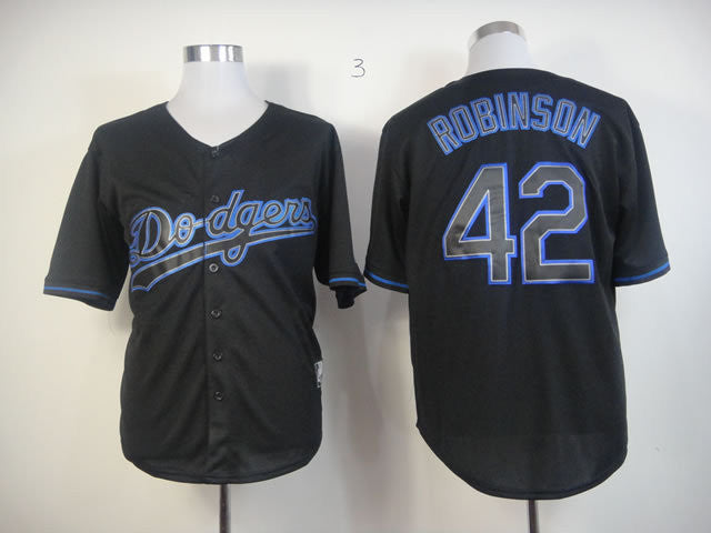 Robinson Los Angeles Dodgers black Fashion jersey