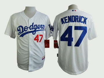 Kendrick Los Angeles Dodgers white jersey