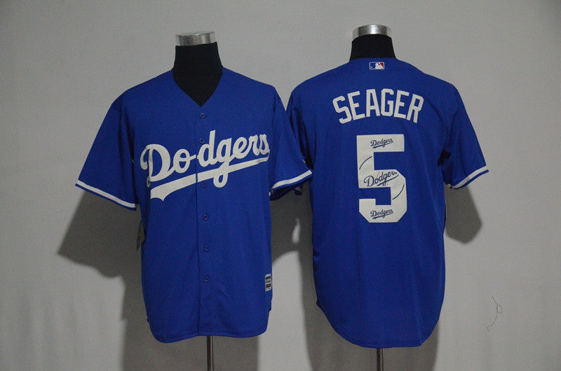 Corey Seager Los Angeles Dodgers blue jersey