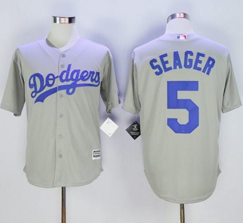 Corey Seager Los Angeles Dodgers grey jersey