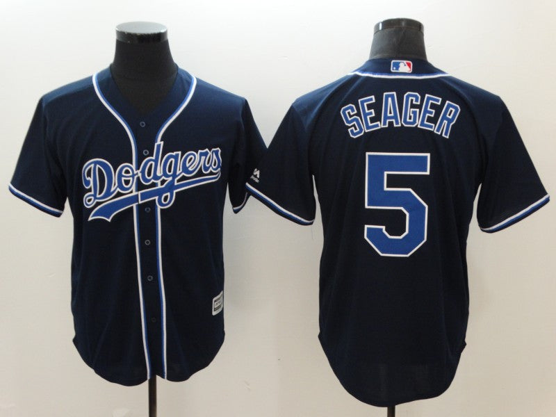 Corey Seager Los Angeles Dodgers navy jersey