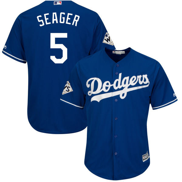 Corey Seager Los Angeles Dodgers royal jersey