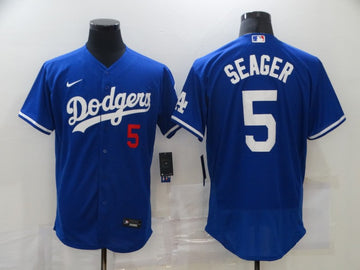Corey Seager Los Angeles Dodgers royal jersey