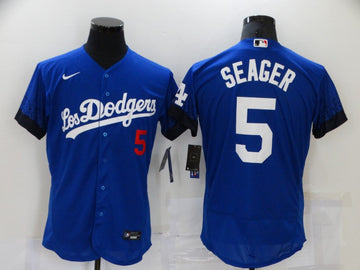 Corey Seager Los Angeles Dodgers royal City Connect jersey