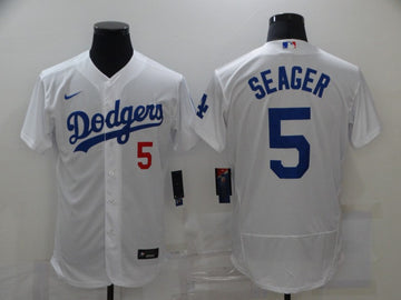 Corey Seager Los Angeles Dodgers white jersey