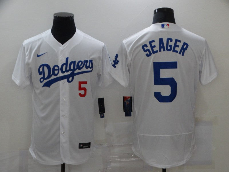 Corey Seager Los Angeles Dodgers white jersey