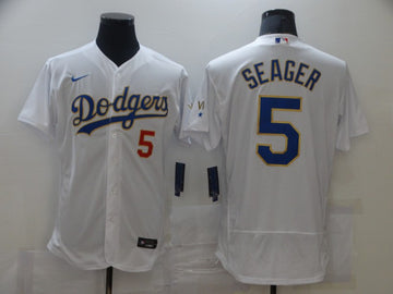 Corey Seager Los Angeles Dodgers white jersey