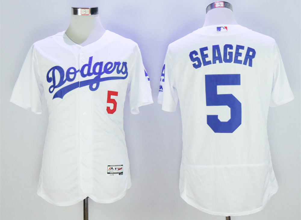 Corey Seager Los Angeles Dodgers white jersey