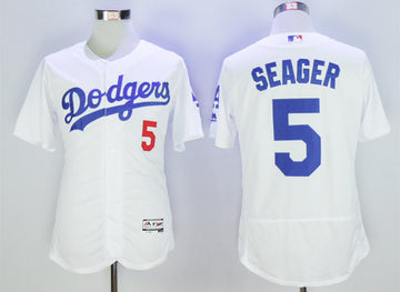 Corey Seager Los Angeles Dodgers white jersey