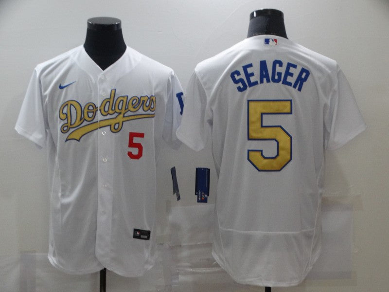 Corey Seager Los Angeles Dodgers white jersey