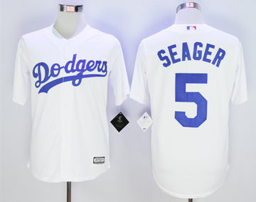 Corey Seager Los Angeles Dodgers white jersey