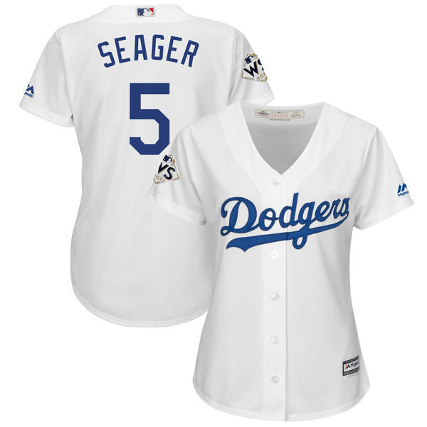 Corey Seager Los Angeles Dodgers white jersey
