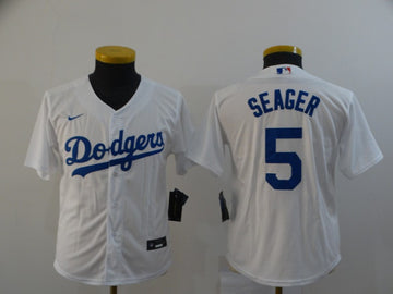 Corey Seager Los Angeles Dodgers white jersey