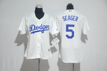 Corey Seager Los Angeles Dodgers white jersey