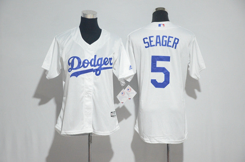 Corey Seager Los Angeles Dodgers white jersey