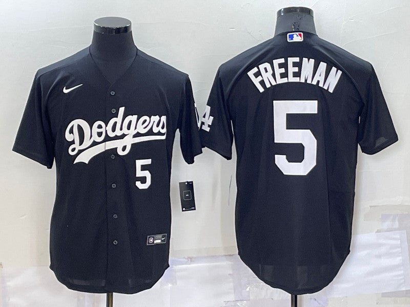 Freddie Freeman Los Angeles Dodgers black jersey