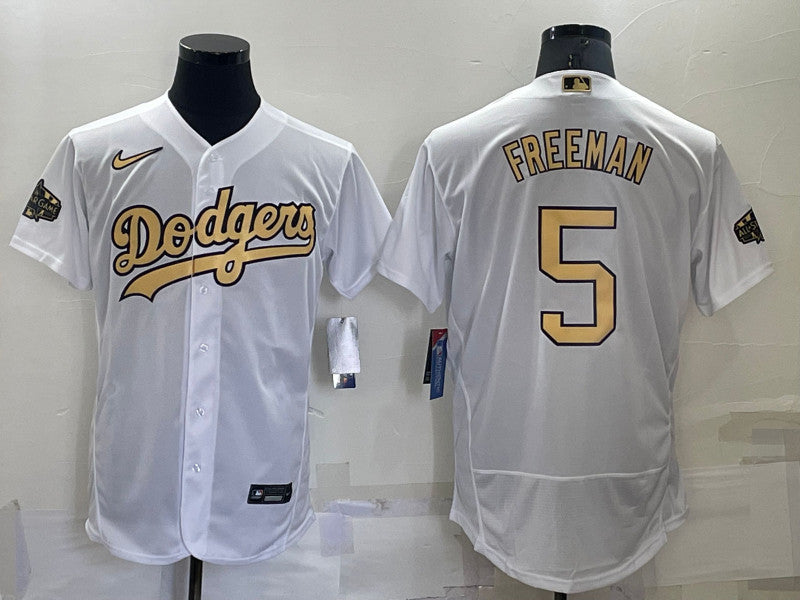 Freddie Freeman Los Angeles Dodgers white All-Star jersey