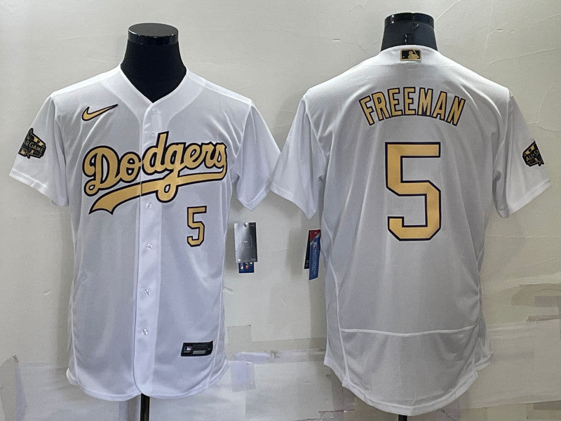 Freddie Freeman Los Angeles Dodgers white All-Star jersey