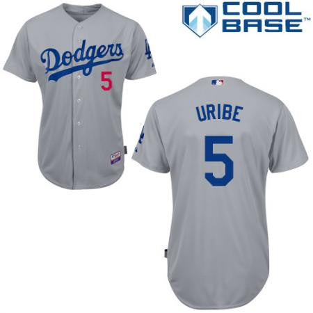 Juan Uribe Greg Cool Base Los Angeles Dodgers jersey