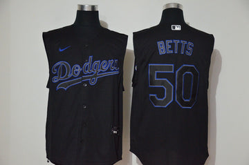 Mookie Betts Los Angeles Dodgers black jersey