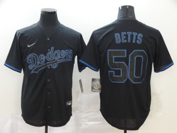 Mookie Betts Los Angeles Dodgers black Shadow jersey