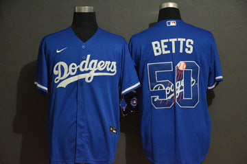 Mookie Betts Los Angeles Dodgers royal jersey