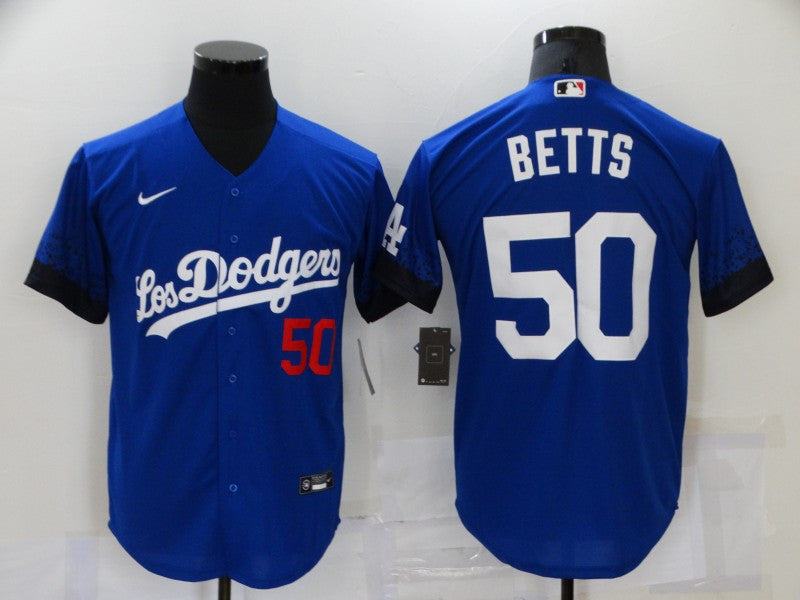 Mookie Betts Los Angeles Dodgers royal City Connect jersey