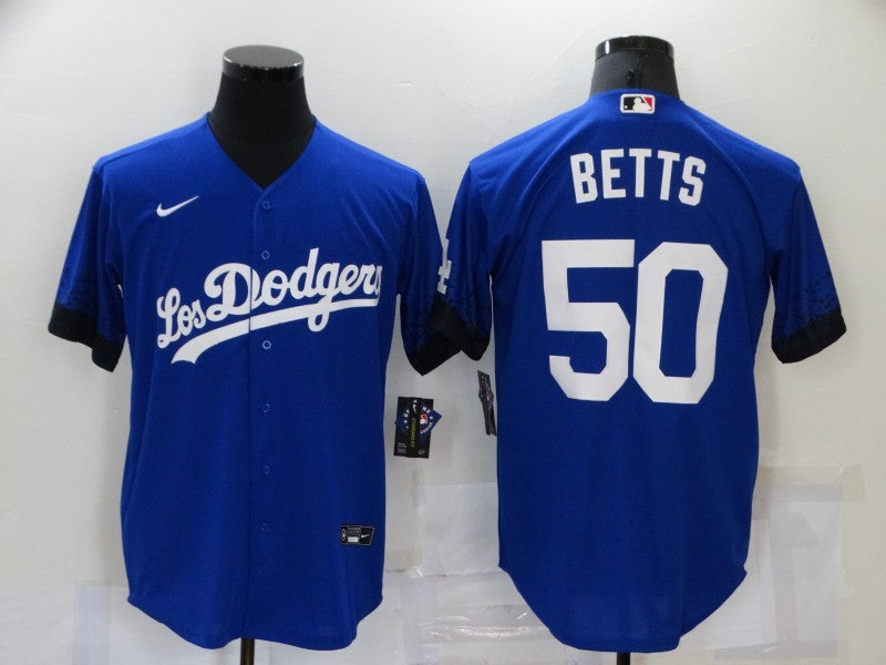 Mookie Betts Los Angeles Dodgers royal City Connect jersey